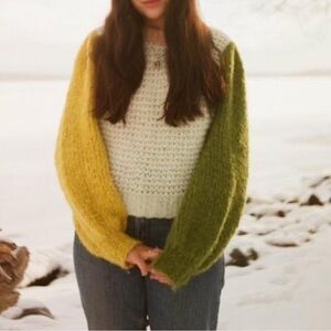 Aritzia Colorblock Knit Sweater